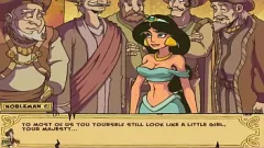 Play Princess Jasmine's Uncensored Slave Training: A Hentai Gold Edition Walkthrough with Genie and Akabur